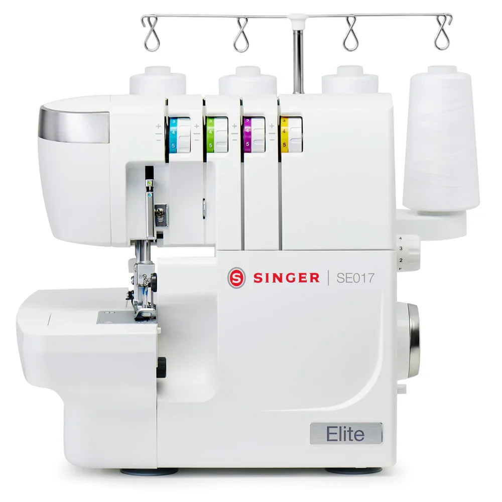 Singer Elite SE017 heavy duty overlocker, front view