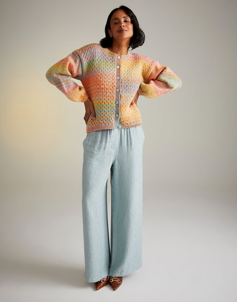 Sirdar 10716 Twilight Trellis Cardigan Knitting Pattern – Jewelspun Aran