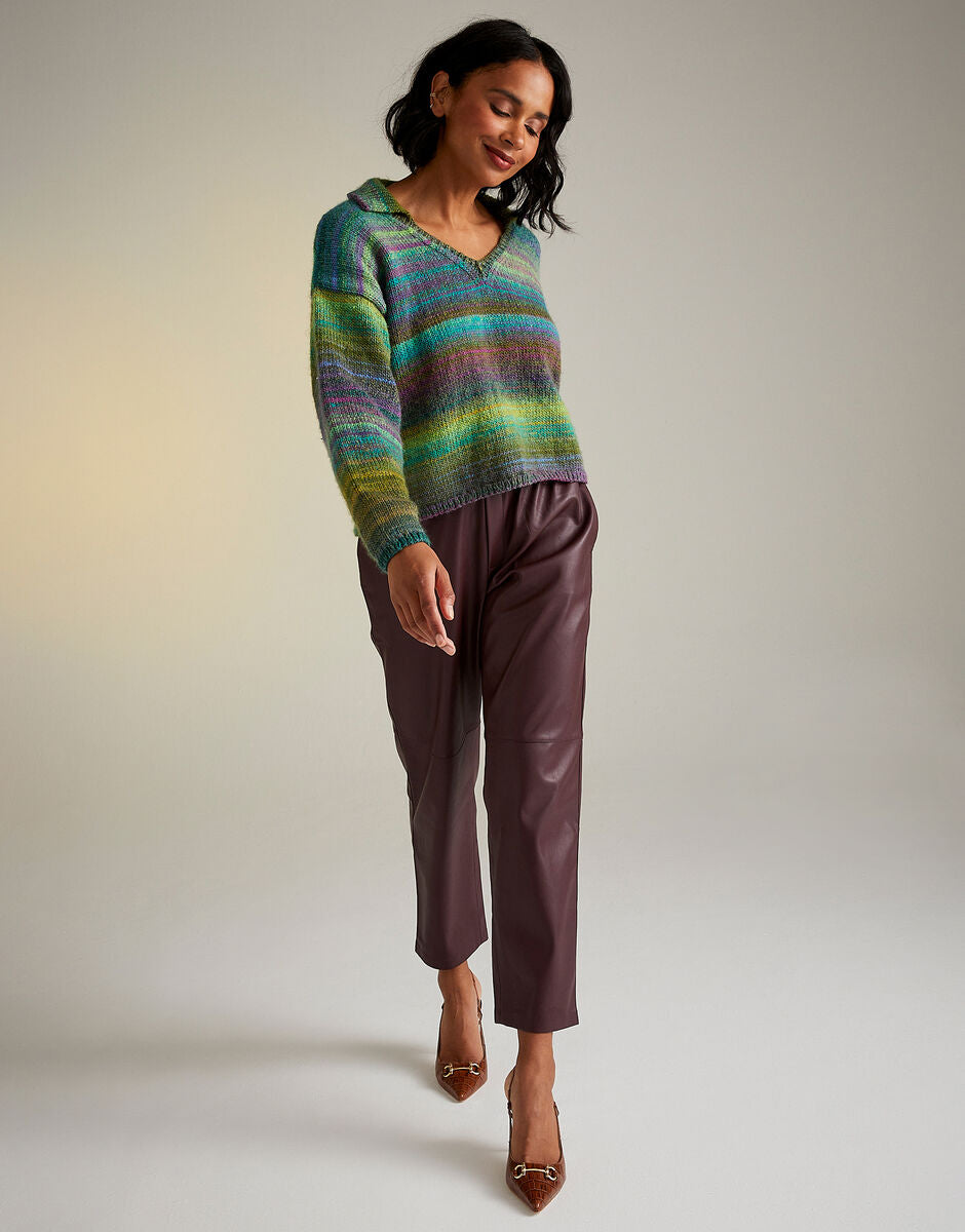Sirdar 10718 Midnight Garden Sweater Knitting Pattern – Jewelspun Aran