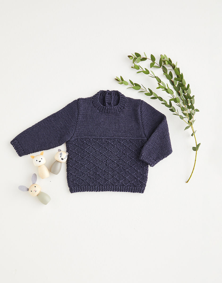 Sirdar 5383 Diamond Stitch Sweater