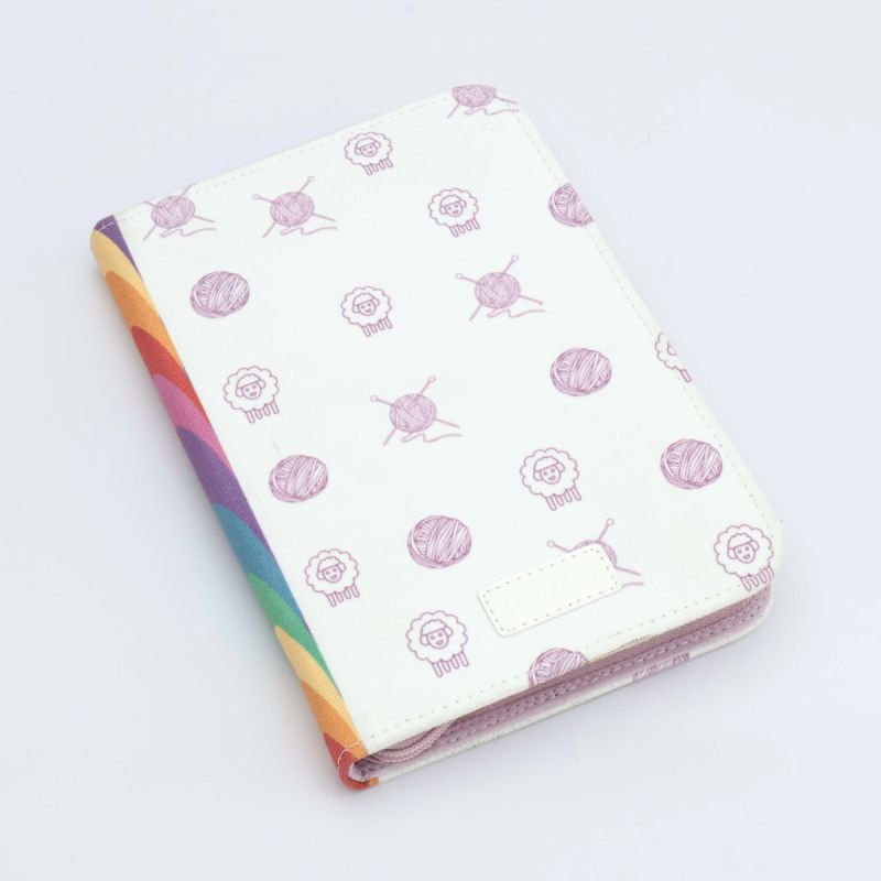 Printed fabric storage case for KnitPro Symfonie 2 Deluxe needle set