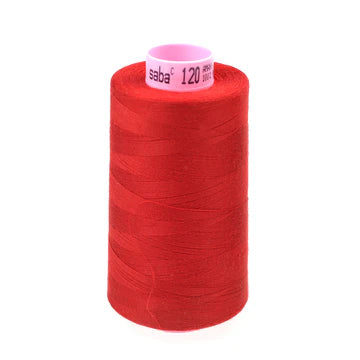 AMANN Saba 120 Red 0504 5000m sewing thread colour