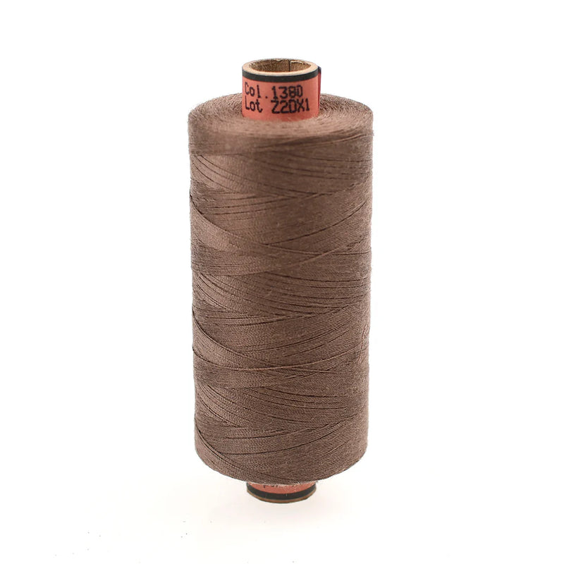 AMANN Saba 120 Cocoa Brown 1380 sewing thread colour