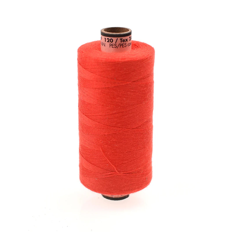 AMANN Saba 120 Bright Red 1458 sewing thread colour