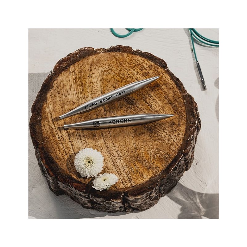 KnitPro Mindful Collection interchangeable circular needle tips for smooth precise knitting