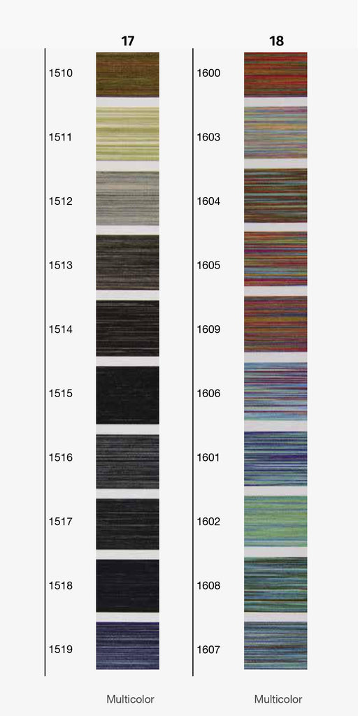 Madeira Polyneon 40 Embroidery Thread 1000m. Colour Group 17-18 - Multi Colour