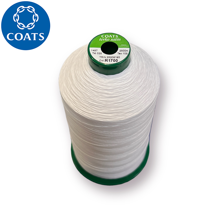 Coats Upholstery & Heavy Thread - Terko Satin 25 Poly-Cotton
