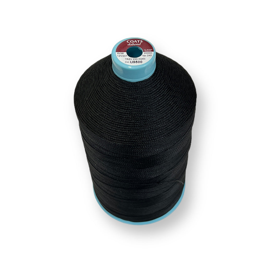 Coats Dabond V207 Bonded Polyester UV Resistant Thread 2000m. Ticket 12