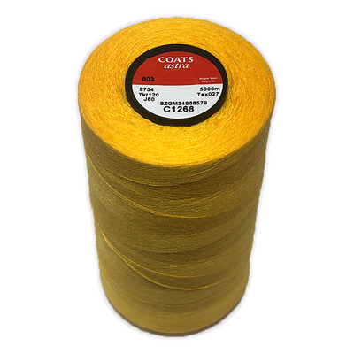Coats Astra 120 Yellow C1268 thread cone