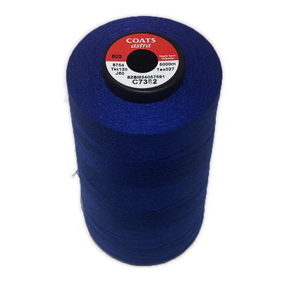 Coats Astra 120 Royal Blue C7382 thread cone