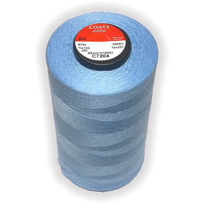 Coats Astra 120 Light Blue C7204 thread cone