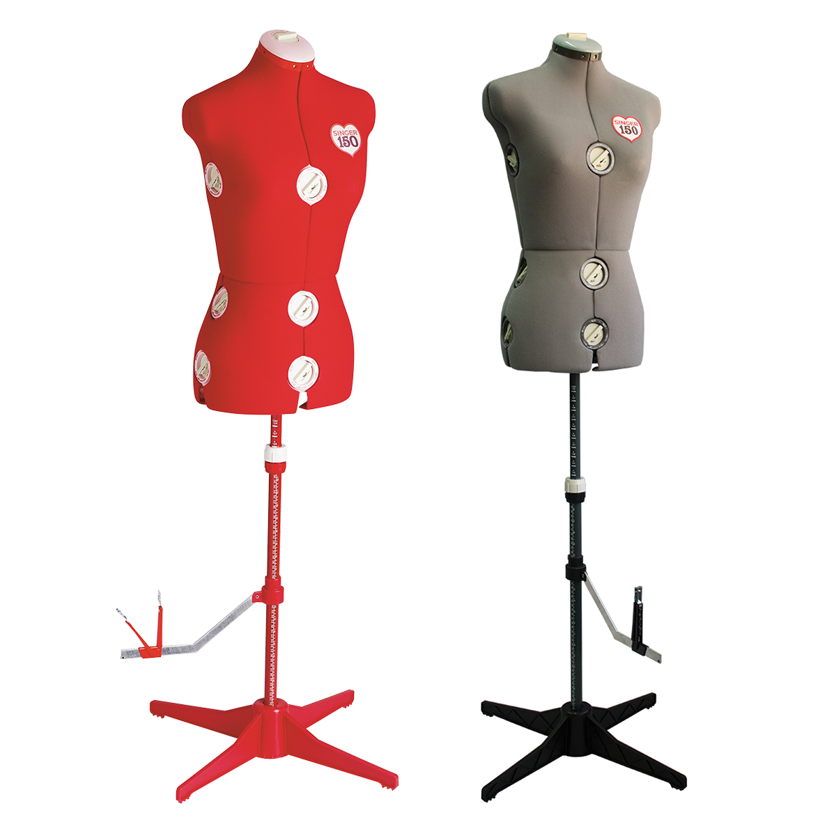 Semco Adjustable Sewing Dressmaker Mannequin Red