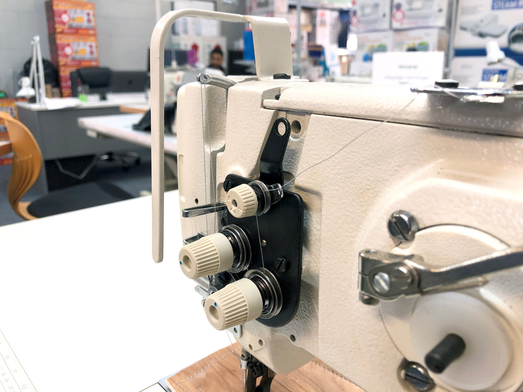 Walking Foot Machine with Safety Clutch - Side Load Bobbin.