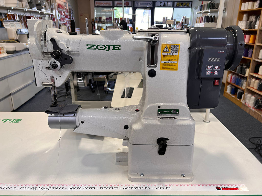 Zoje Cylinder Arm Walking Foot Sewing Machine with Direct Drive Motor