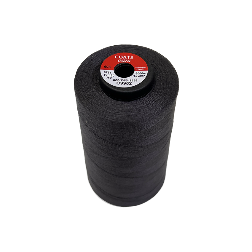 Coats Astra General Use 120 Thread - 5000m Cones