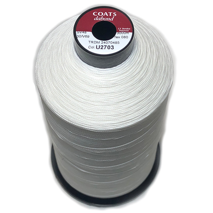Coats Dabond V69 UV Resistant Bonded Polyester Thread. 3000m
