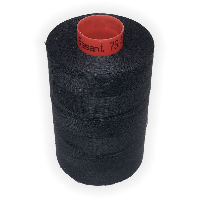 AMANN Rasant 75 Black 4000 core-spun sewing thread colour