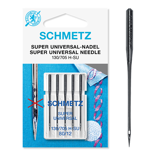 Schmetz Regular Household Sewing Machine Needles - Super Universal