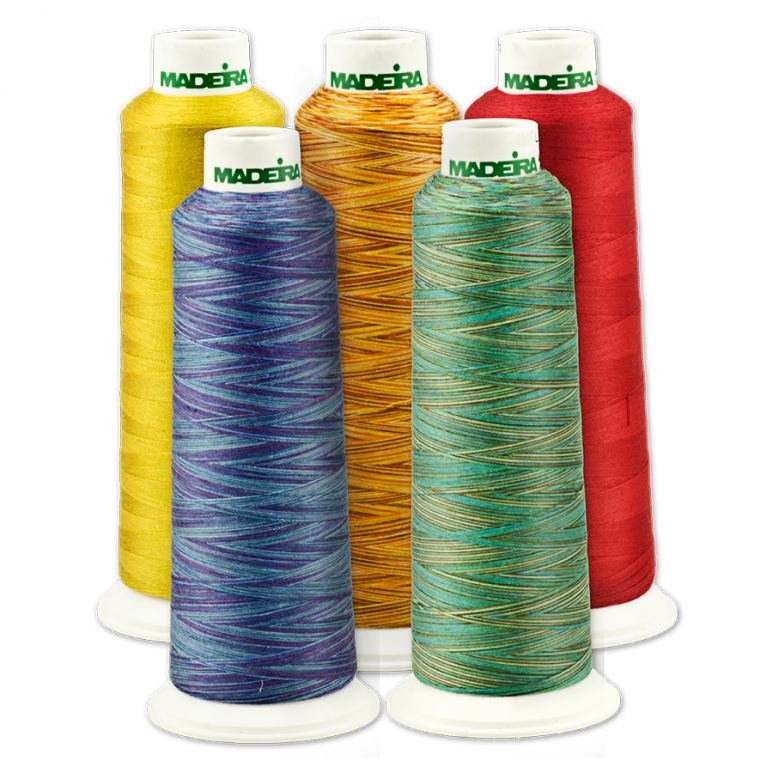 Madeira AeroQuilt Premium All Purpose Sewing Thread (Multi Colour / Variegated) - 2750m